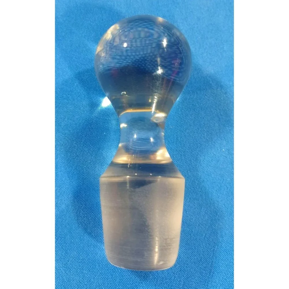 14.5" Lalique Style Art Deco Nouveau Frosted Glass Decanter Bottle Pitcher - Picture 7 of 8